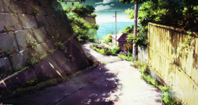 GIF 路 意境 花瓣