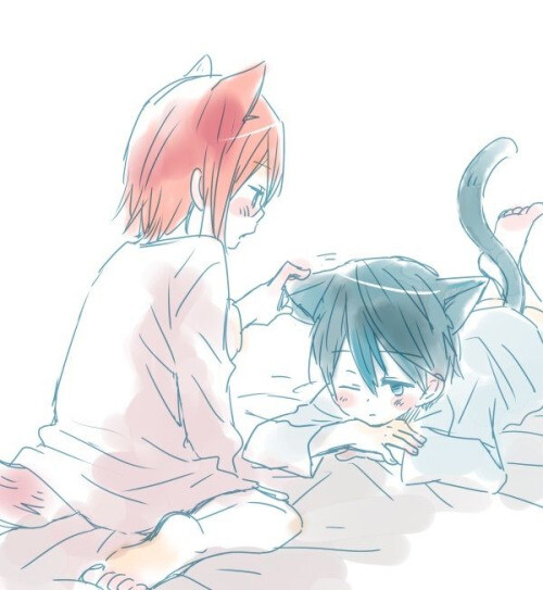 猫耳少年萌手绘pixiv