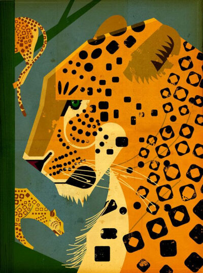 Leopard. © Dieter Braun Illustration: