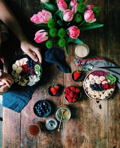 Fruits and flowers