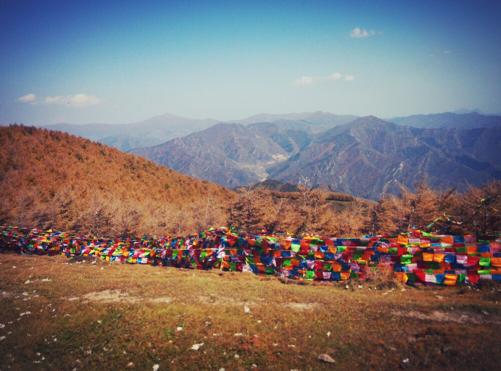 五台山 南台峰顶的经幡