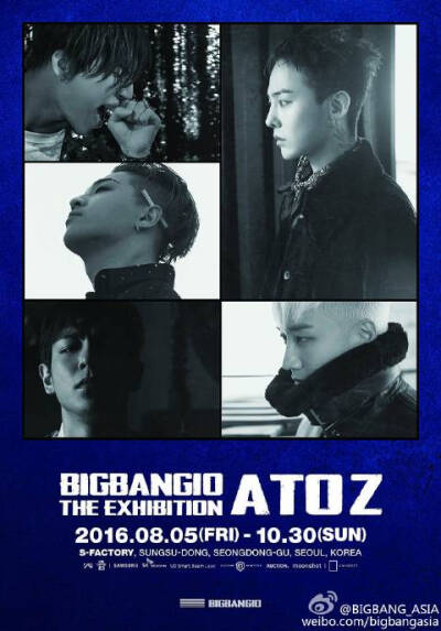 [BIGBANG10 THE EXHIBITION - 'A TO Z' POSTER SET]由BIGBANG10周年展览团体海报及10周年纪念版图片制作的个人海报所构成的 BIGBANG10 THE EXHIBITION : 'A TO Z' POSTER SET将于9月21日～10月30日在S-FACTORY进行销…