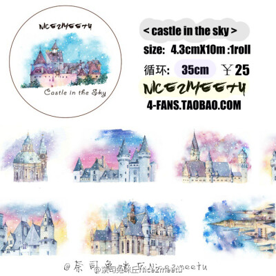 二手 Nice2meetu奈司兔咪丘 castle in the sky 【35cm循环分装】