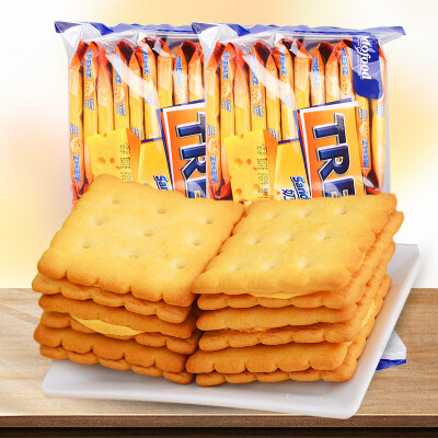 印尼进口trenz芝士奶酪夹心三明治饼干240g24小包代餐休闲零食品