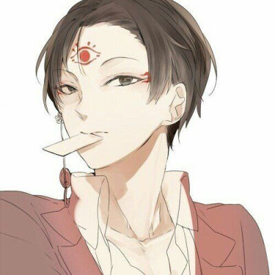 动漫 二次元 男生头像 帅 复古