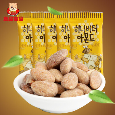 韩国进口gilim蜂蜜黄油扁桃仁35g*5巴旦木甜杏仁片干果坚果零食品