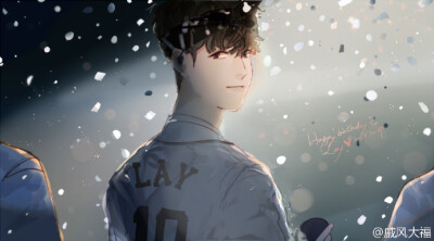 #张艺兴 1007 生日快乐 手绘 壁纸 头像 漫画# EXO 张艺兴 Lay 金钟大 Chen 朴灿烈 Chanyeol 边伯贤 Baekhyun 都暻秀 D.O. 吴世勋 Sehun 金珉锡 XIUMIN 金俊勉 Suho 金钟仁 Kai