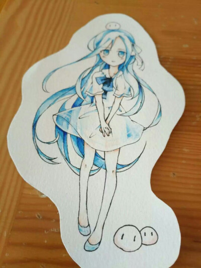 ╰(:з╰∠)_马丹为什么画不出水的透明感呢