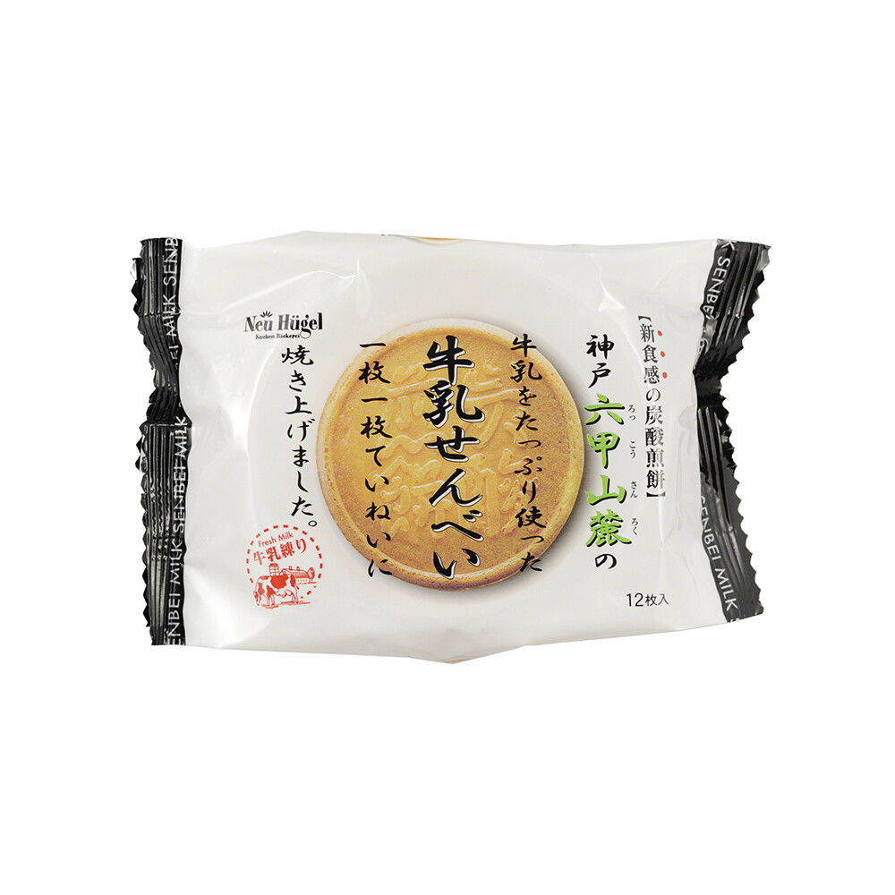 日本进口零食品 冈友惠堂 牛奶味脆饼 60g 办公室零嘴休闲饼干