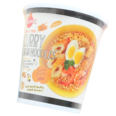 泰国进口零食 PICNIC杯装速食泡面方便面60g咖哩味