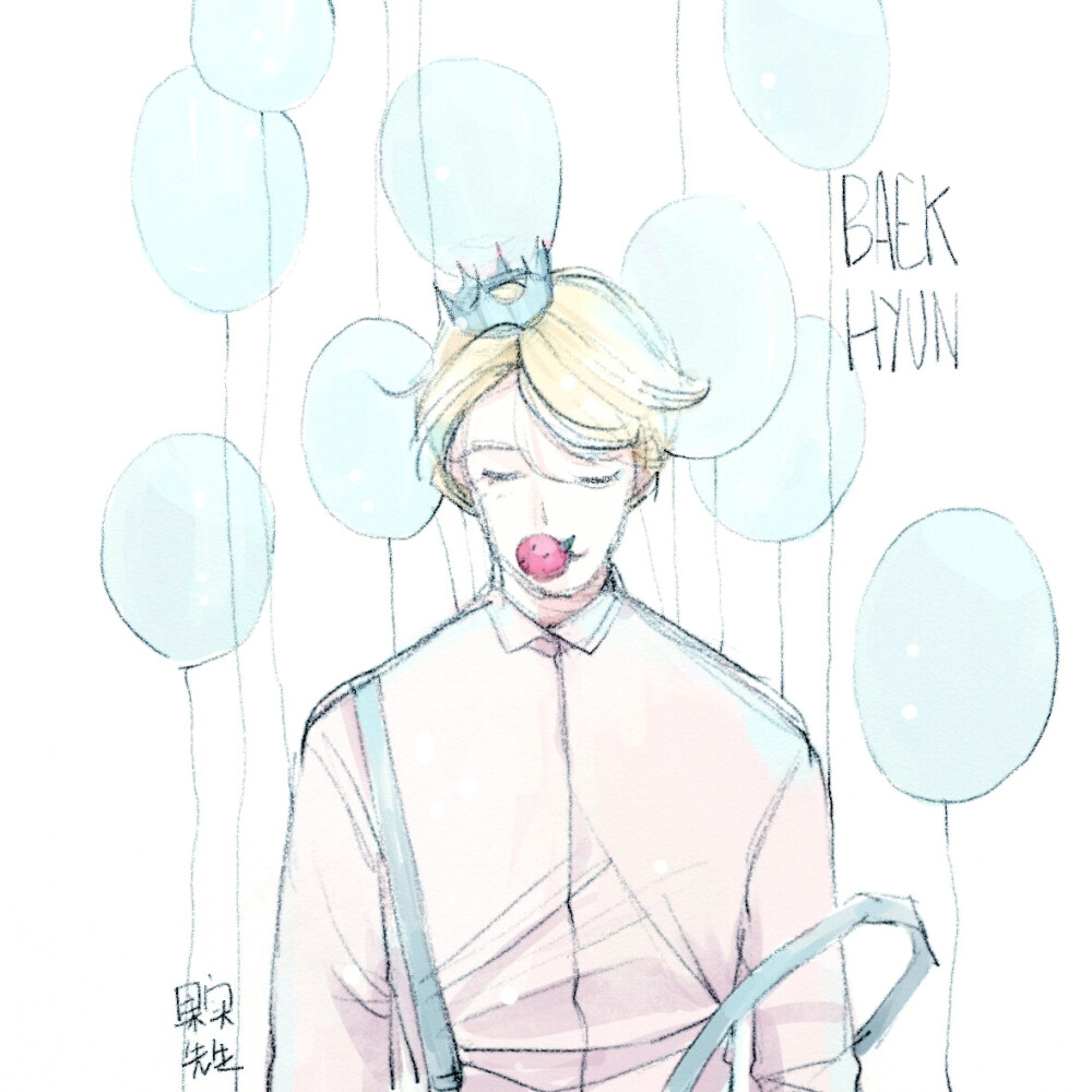 exo漫画边伯贤啵啵虎