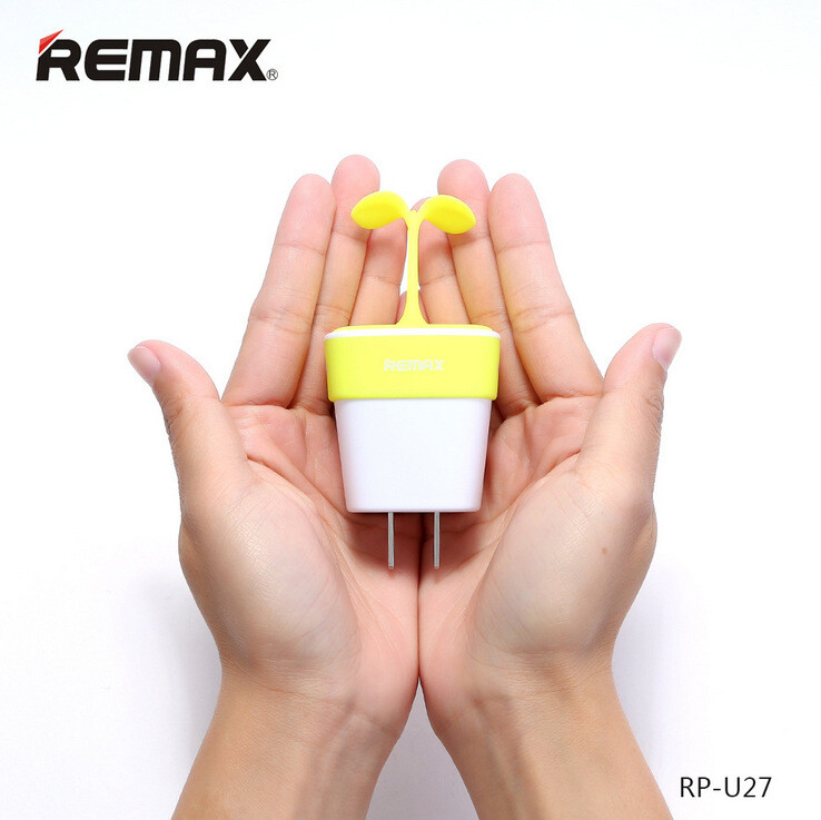 REMAX 萌芽 USB 充电头 双口2.1A大功率手机平板通用充电器