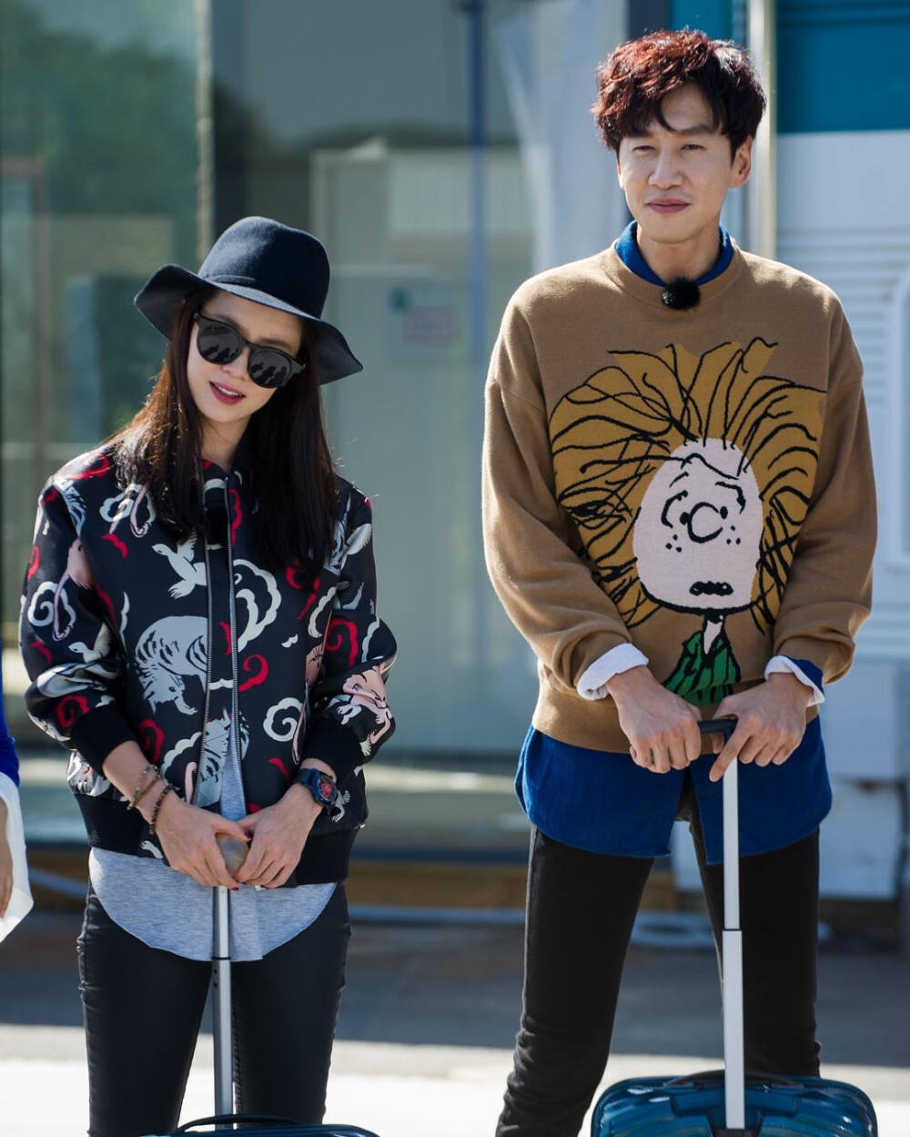 running man 宋智孝 懵智 李光洙 长颈鹿 懵光cp 光洙智孝 情侣装配一脸 