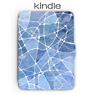 kindle保护套 电子书kpw321蓝色大理石paperwhite958超薄休眠壳