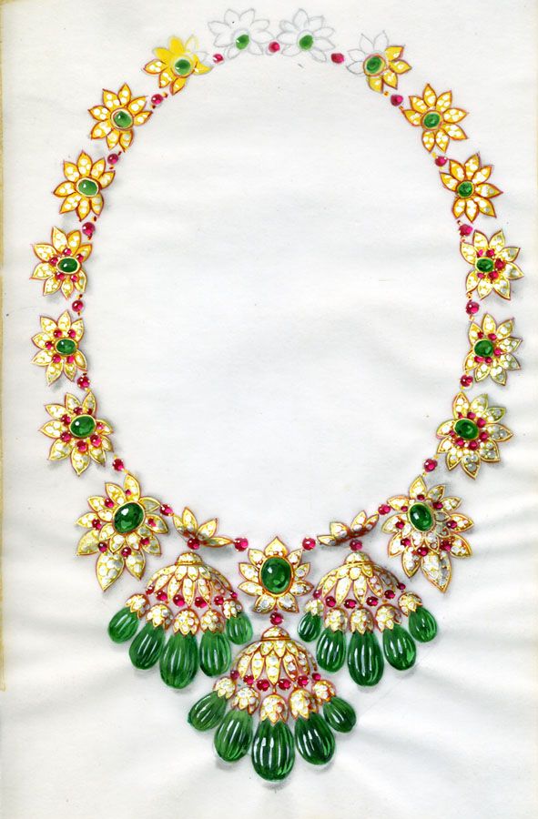 珠宝 手绘 设计