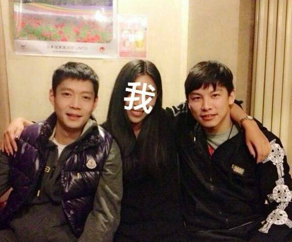 邱贻可 陈玘 对，中间是我