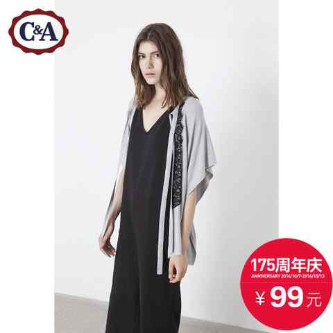 C＆A女式蕾丝花边针织开衫 2016秋冬系带披肩上衣CA200180282 http://detail.tmall.com/item.htm?ut_sk=1.VNMq2GzsCaYDAGjaQsskLR0k_12500477_1476275815.Copy.detail&id=536734863555
这件也有看到，也没试