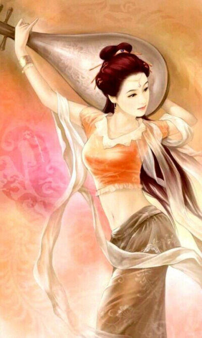 有美一人，婉如清扬。妍姿巧笑，和媚心肠。知音识曲，善为乐方。哀弦微妙，清气含芳。流郑激楚，度宫中商。感心动耳，绮丽难忘。离鸟夕宿，在彼中洲。延颈鼓翼，悲鸣相求。眷然顾之，使我心愁。嗟尔昔人，何以忘忧？