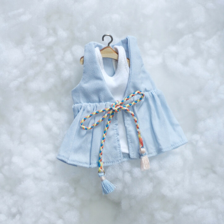 blythe licca azone rb 通穿 雪纺流苏马甲裙