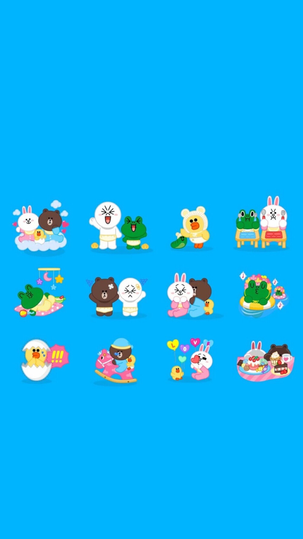 Line Friends 布朗熊 ➕ 可妮兔