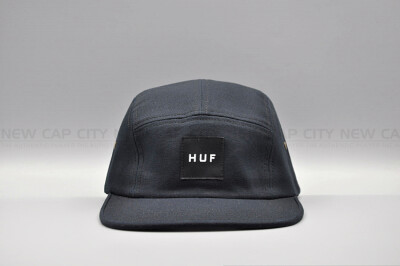 HUF BOX LOGO 5 PANEL CAMP CAP 露营帽 三色入