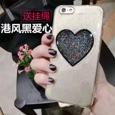 紫科iPhone7Plus手机壳苹果7保护套透明7p新款硅胶防摔软壳男女