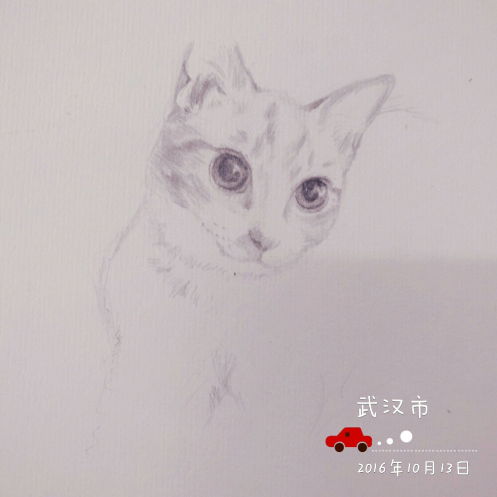 上课无聊，画画橘子