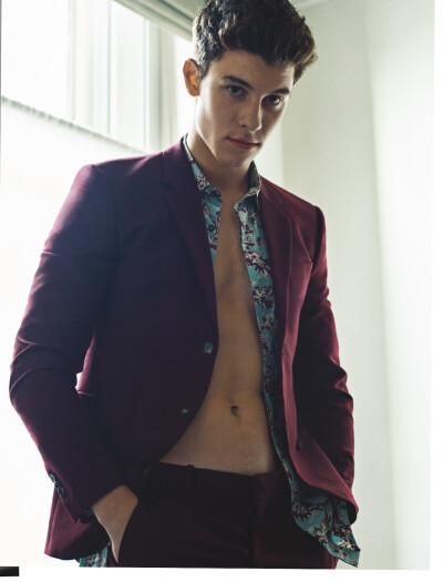 Shawn Mendes 《L'uomo Vogue》杂志写真