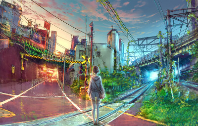 At the Crossroads 绘师：Yuu 本作品pixiv id=59450659