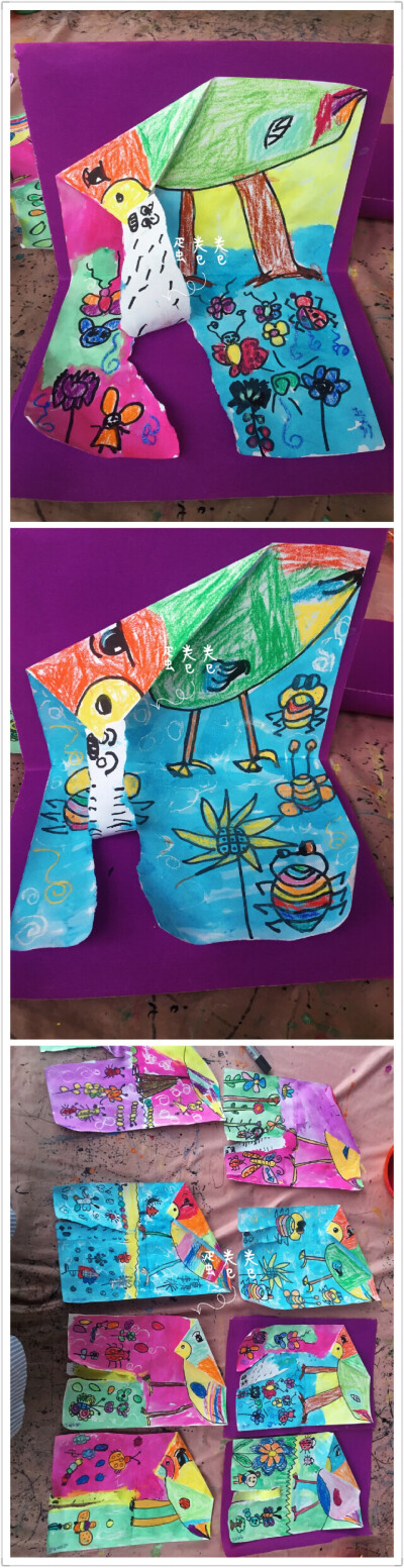 5岁儿童画，创意儿童画，创意儿童手工