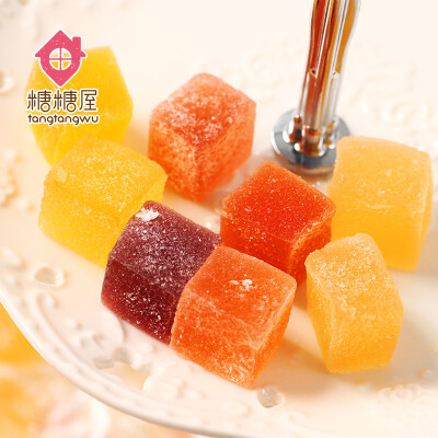 日本进口糖果 杉本屋水果味软糖42g 柚子味创意糖果喜糖