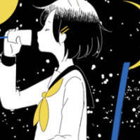 插画 姬头 情侣头像