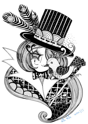线描画