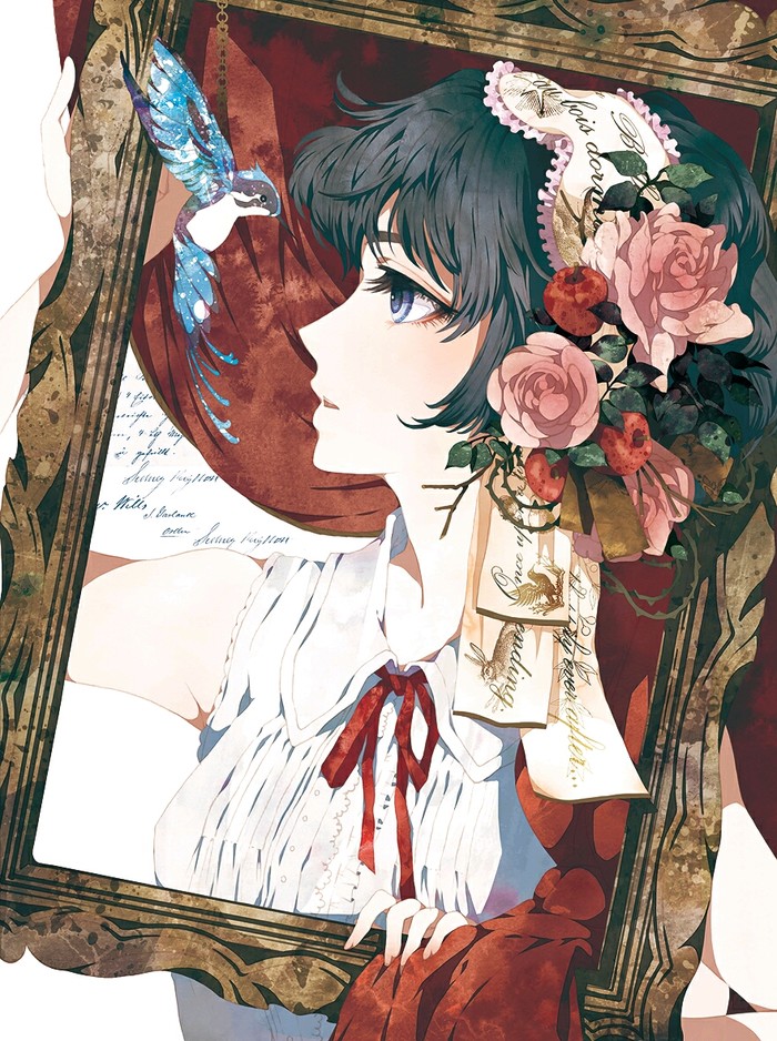 中世纪的服装风格，鲜明艳丽的色彩，像油画一样