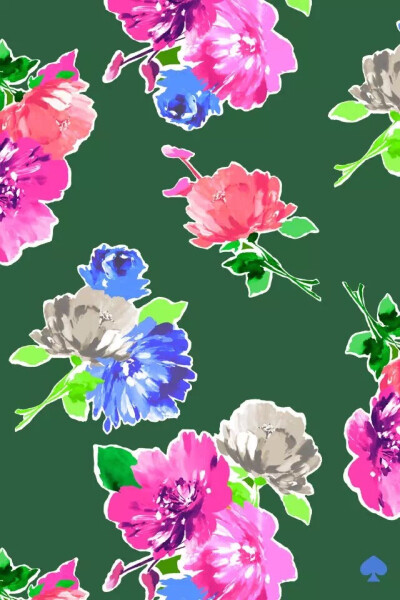 kate spade 手机壁纸 插画 iphone