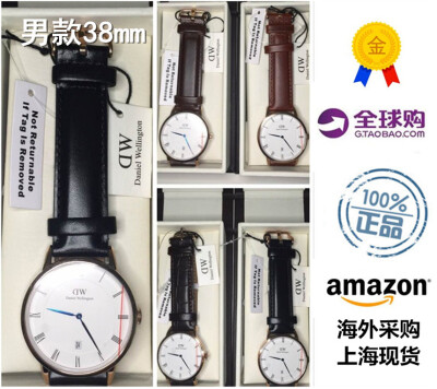 dw手表 男代购正品Daniel Wellington dw蓝针日历dw手表女情侣