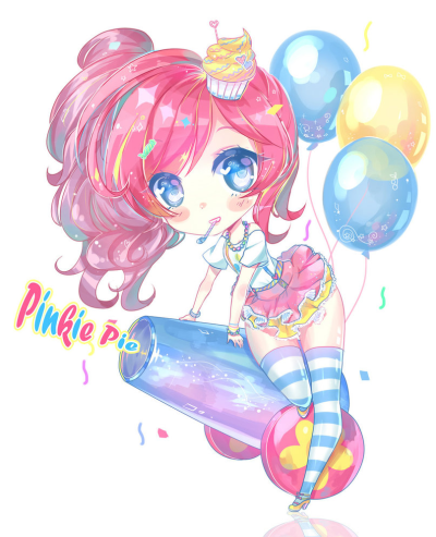 眨眼美化哦，PINKie（づ￣3￣）づ╭❤～