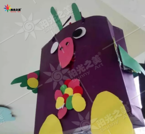 创意纸袋   儿童手工  手工DIY  牛皮纸袋