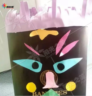 创意纸袋   儿童手工  手工DIY  牛皮纸袋