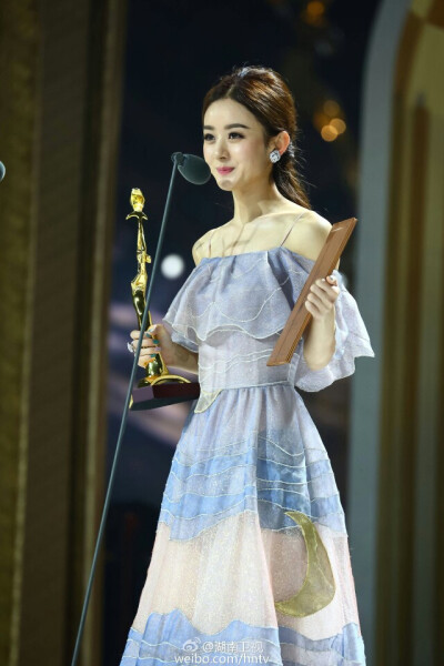 赵丽颖 第十一届金鹰节 观众最喜爱的女演员