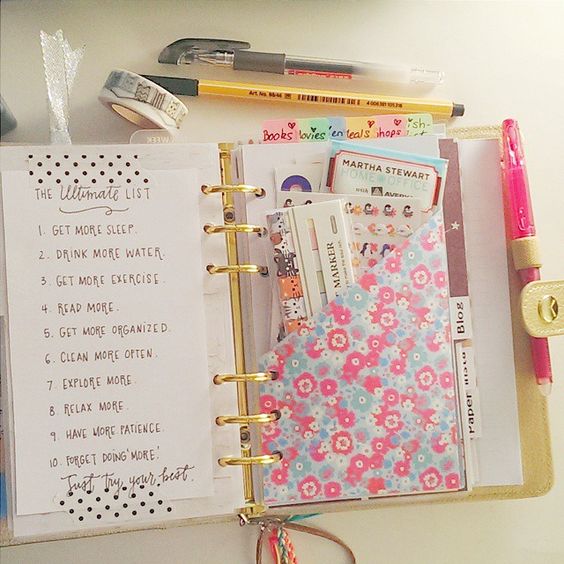 planner ideas accessories