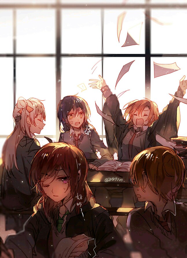 画师： Min
#pixiv id=59155533
动漫 二次元 lovelive μ's 全员