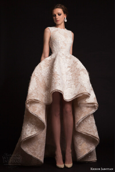 krikor jabotian 2015年春夏婚纱系列