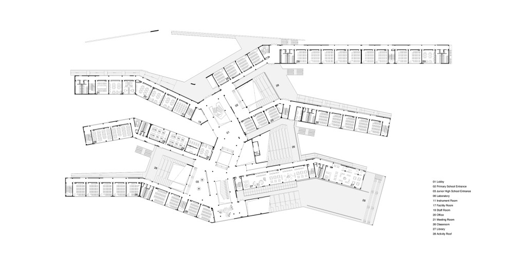 山西兴县120师学校教学楼 / WAU建筑事务所