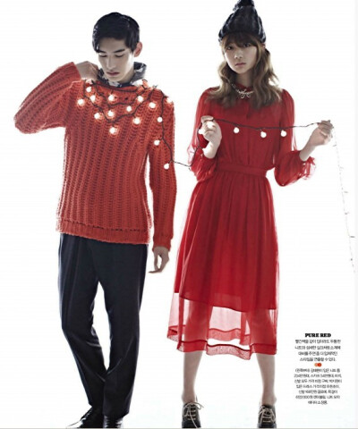 【金泰焕&朴智媛】2013年12月号- “two of us” 