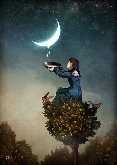 奥地利画家：Christian Schloe作品欣赏 Christian Schloe，奥地利画家，其作品富有想象力，犹如幻梦之境，让人印象深刻。 