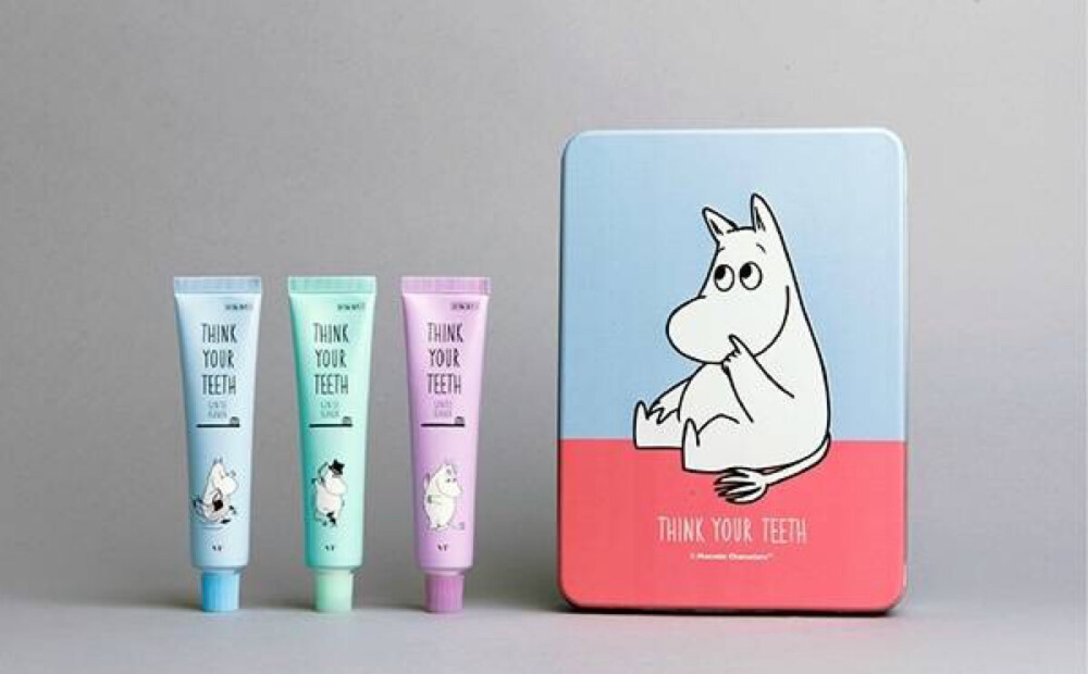 THINK YOUR TEETH x MOOMIN. 牙膏