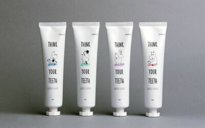 THINK YOUR TEETH x MOOMIN. 牙膏