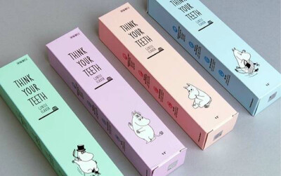 THINK YOUR TEETH x MOOMIN. 牙膏