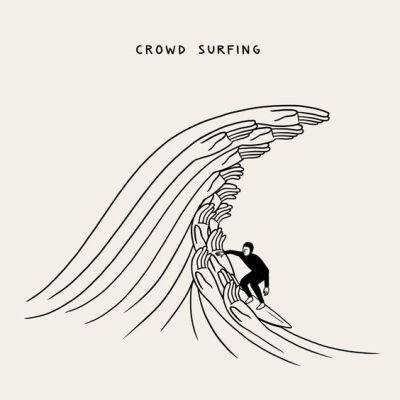 Crowd surfing 网络人潮